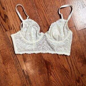 Xhilaration Cream Lace Bralette